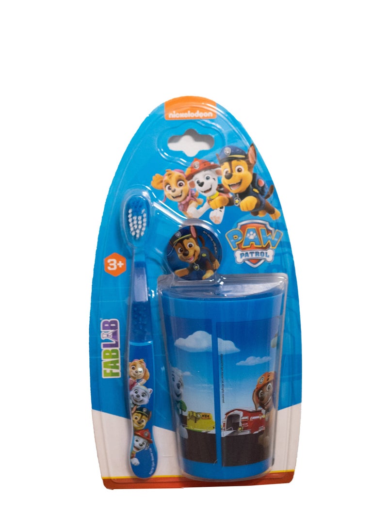 فاب لاب فرشاة أسنان FABLAB باو باترول مع كوب - Image 1