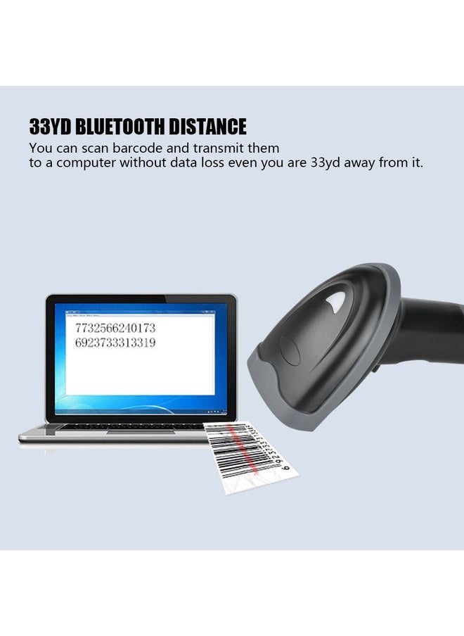 Thoraya 33yd Distance Bluetooth Barcode Scanner 30 Thousand Barcodes Storage Wireless Bar Code Scanner  - Image 4