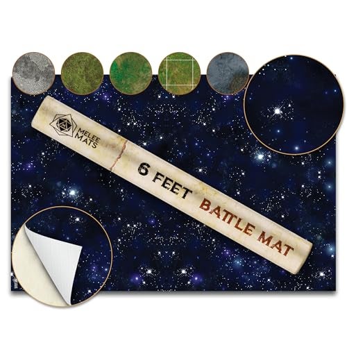 Melee Mats Wargaming Battle Mat 48x72  Terrain for Warhammer 40K Dungeons and Dragons Tabletop RPG Miniatures  Strategy Games  Durable Vinyl Map - Image 1
