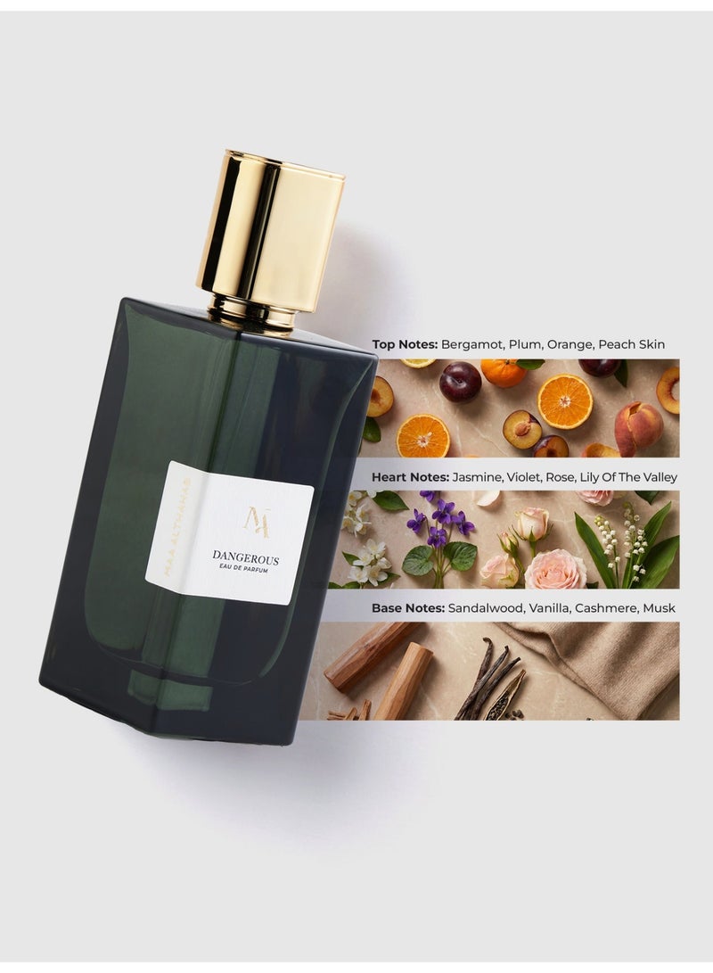 ماء الذهب | دينجرس | أو دو بارفان | عطر جريء للجنسين ثابت يدوم طويلاً | 75 مل | لمن يجرؤ على التميز - Image 4
