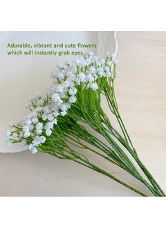 EXCEL IMPEX EXCEL IMPEX Insej Artificial Artificial gypsophila Small Flower Bunch Babys Breath gypsyiesBest Filler for Flower vase Arrangements Pack of 1  - Image 2