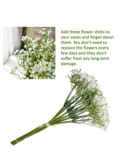 EXCEL IMPEX EXCEL IMPEX Insej Artificial Artificial gypsophila Small Flower Bunch Babys Breath gypsyiesBest Filler for Flower vase Arrangements Pack of 1  - Image 4