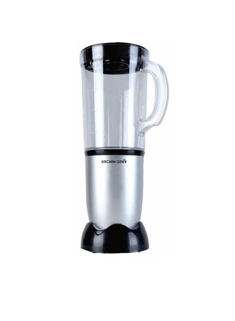 Blender Kitchen Genie, 250 Watt, 400ML - Silver - Image 1