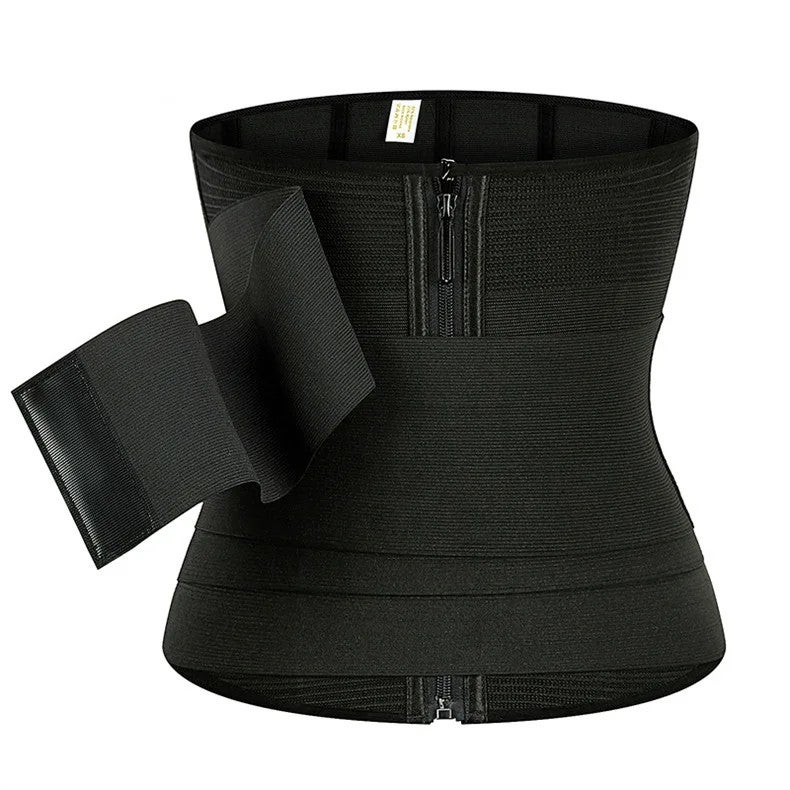Bluejw Women's Nylon Waist Trainer Belt - Thin Detachable Strap, Sports Fitness Cincher & Waist Trimmer with Clip - Image 1