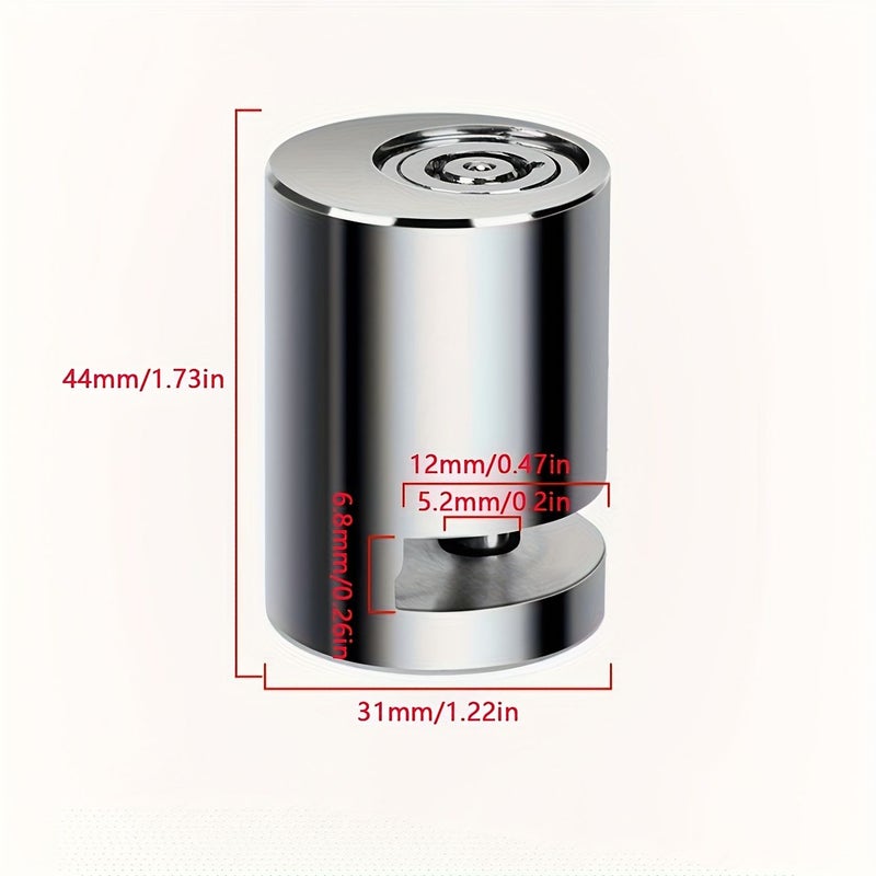 Silvery Heavy Duty Disc Brake Lock High Security Anti Theft for Bicycle Motorcycle Electric Bike - Image 2