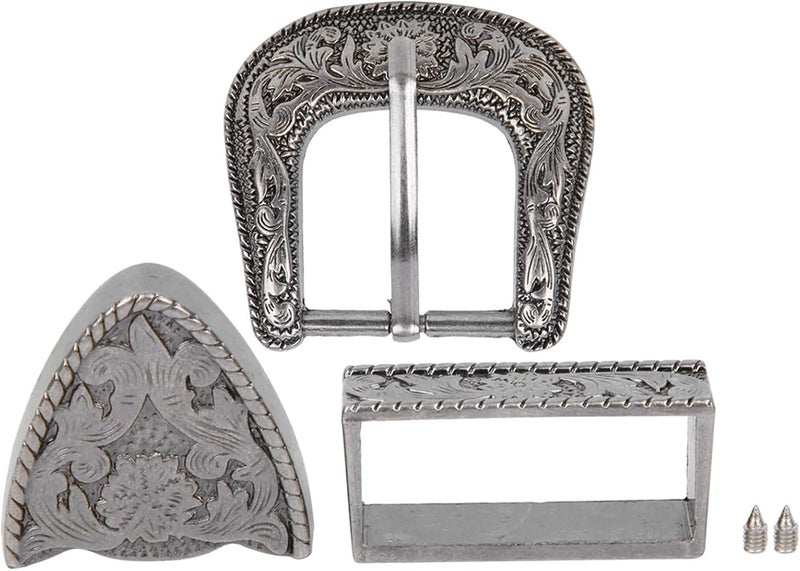 Zopsc Vintage Style Alloy Waist Belt Buckle Set for Men and Women, Fine Workmanship Dragon Pattern Design, 25mm/30mm/40mm Inner Diameter, 1 Set of Buckles (Inner diameter 30mm) - Image 1