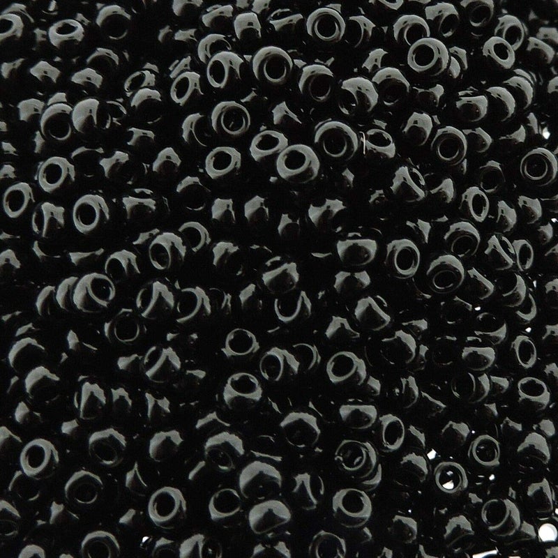 Miyuki Loose Beads Opaque Black