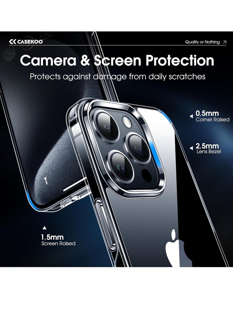 ELTRAZONE iPhone 15 Pro Max Case Crystal Clear, [Never Yellow Technology] [10FT Mil-Grade Protection] Transparent Slim Cover Women Men iPhone 15 ProMax Case 6.7'' 2023, Clear - Image 4