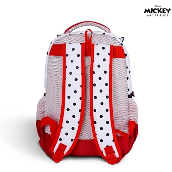 Disney Mickey Disney Minnie Mouse 16 Inch Kids School Bag  Ergonomic Backpack Lightweight Durable Students 6  Perfect for Travel  SchoolFor Girls - Image 2