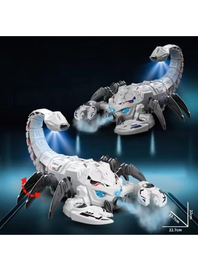 Mechanical Scorpion Toy – Robotic Light-Up Scorpion with Mist Spray & Movable Tail – Interactive Sci-Fi Creature for Kids Age 6+ – Realistic Crawling Action – Powered by Standard Batteries – No Charging Required - Image 5