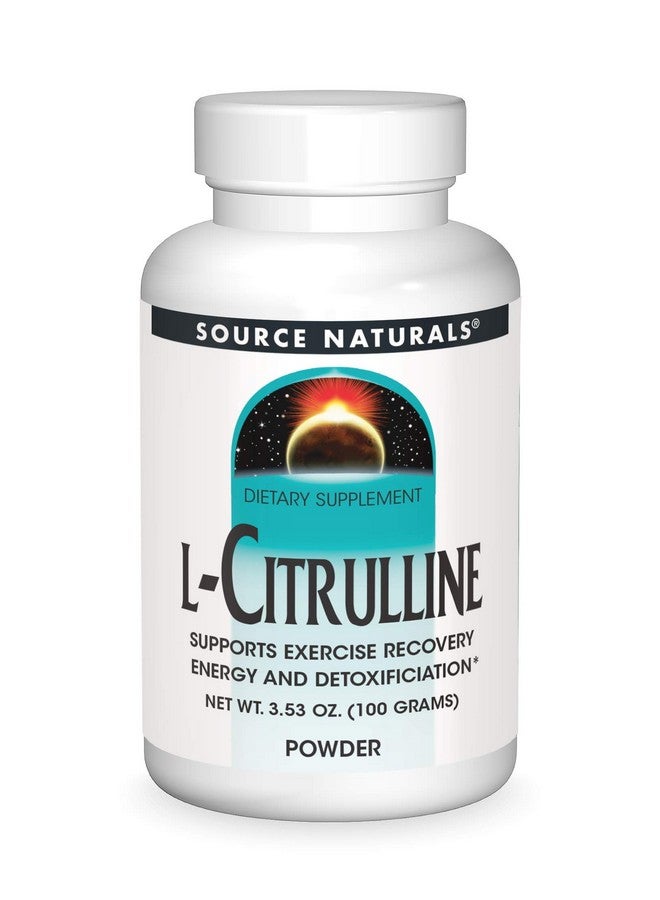 Source Naturals Source Naturals L-Citrulline Powder, Supports Exercise Recovery, Energy, and Detoxification - 100g  - Image 1