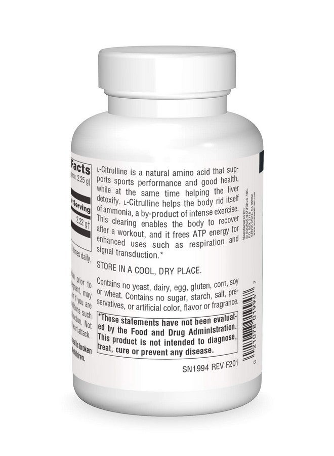 Source Naturals Source Naturals L-Citrulline Powder, Supports Exercise Recovery, Energy, and Detoxification - 100g  - Image 2