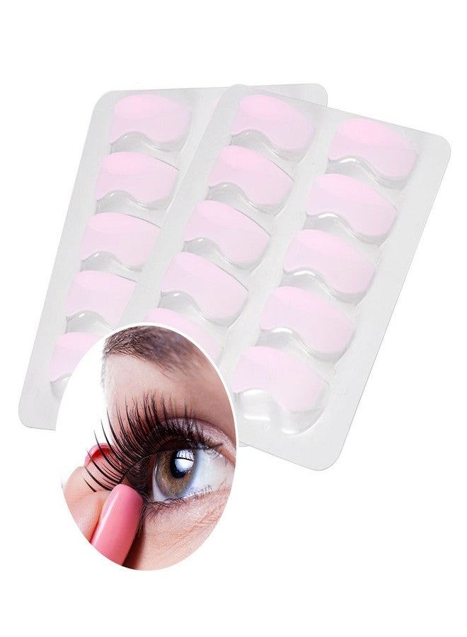 Semilyn Silicone Eyelash Curler Pad 5 Pair Eyelash Perming Curler Shield Pads Semilyn Curling Perming False Eye Lashes Shield Pad 5 Different Size for Eyelash Curler (5 Pair) - Image 3