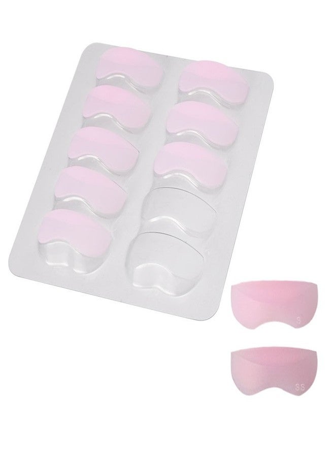 Semilyn Silicone Eyelash Curler Pad 5 Pair Eyelash Perming Curler Shield Pads Semilyn Curling Perming False Eye Lashes Shield Pad 5 Different Size for Eyelash Curler (5 Pair) - Image 2