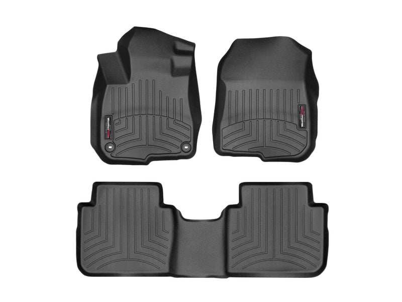 WeatherTech Custom Fit FloorLiners for Honda CRV CRV Hybrid 1st 2nd Row 44111012 Black