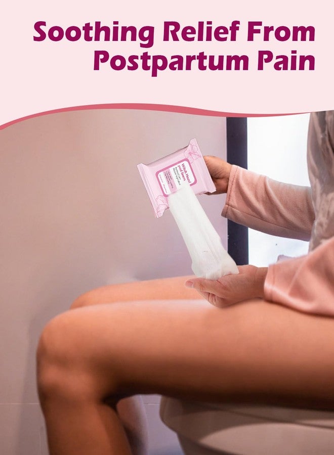 SOFTCA Postpartum Essentials Kit - Peri Bottle,Perineal Ice Packs,Perineal Healing Foam,Disposable Underwears,Cooling Pad Liners,Bath Salts,Canvas Bag,Card,Postpartum Gifts for Mom - Image 5