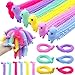 Jgalnim 30pcs Alpaca Stretchy Fidget ToyStretchy String Fidgets Sensory ToysStretchy Strings Worm Toy for ChildrenKids or Adults Relief Anxiety Relaxing Stress Party Favors Valentine Day Gifts - Image 2