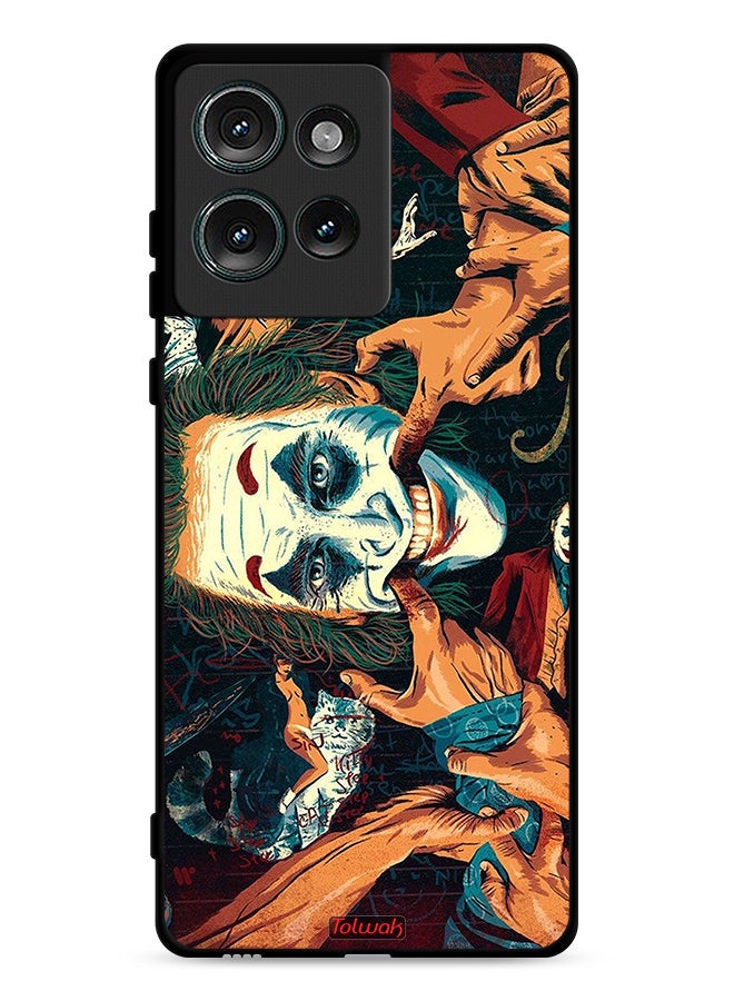 Tolwak Motorola Edge 50 Protective Case Cover Joker Art - Image 1