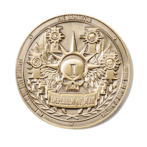 Starforged Compatible with Warhammer 40k Collectible Coin: Imperium of Man 1 PC - Image 1