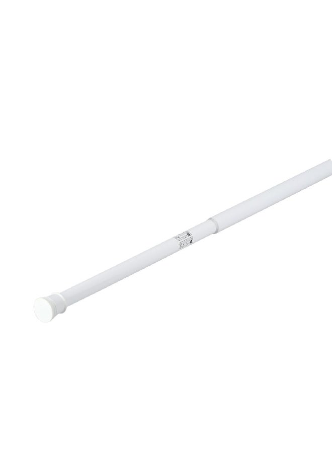 Zenith Easy to Insatll Metal Shower Curtain Rod White 107-183cm 4100483 - Image 1