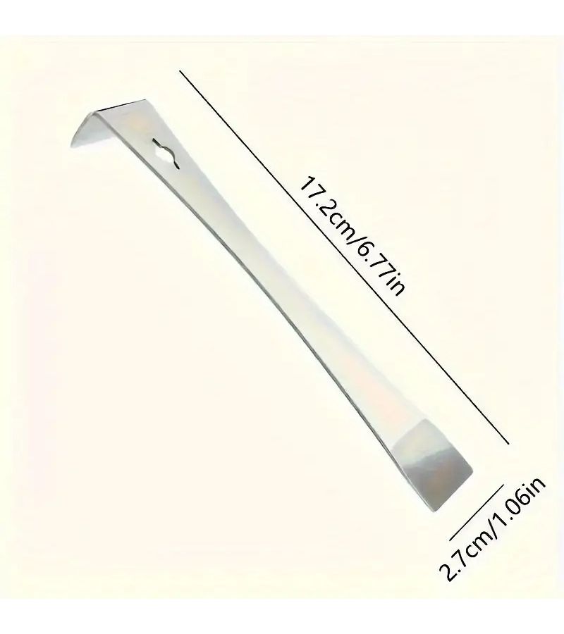 2 Stainless Steel Right Angle Flat Pry Bars For Woodworking Hive Maintenance - Image 2
