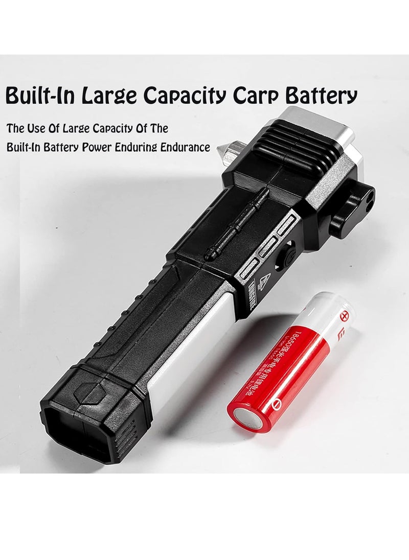 Rightsure Multifunctional Handheld Flashlights, LED Portable Flashlight, IPx6 Waterproof Handheld Flashlight, Mini Flashlights Detector, Be used for Camping Biking Hiking Outdoor Home Emergency (Black)  - Image 4