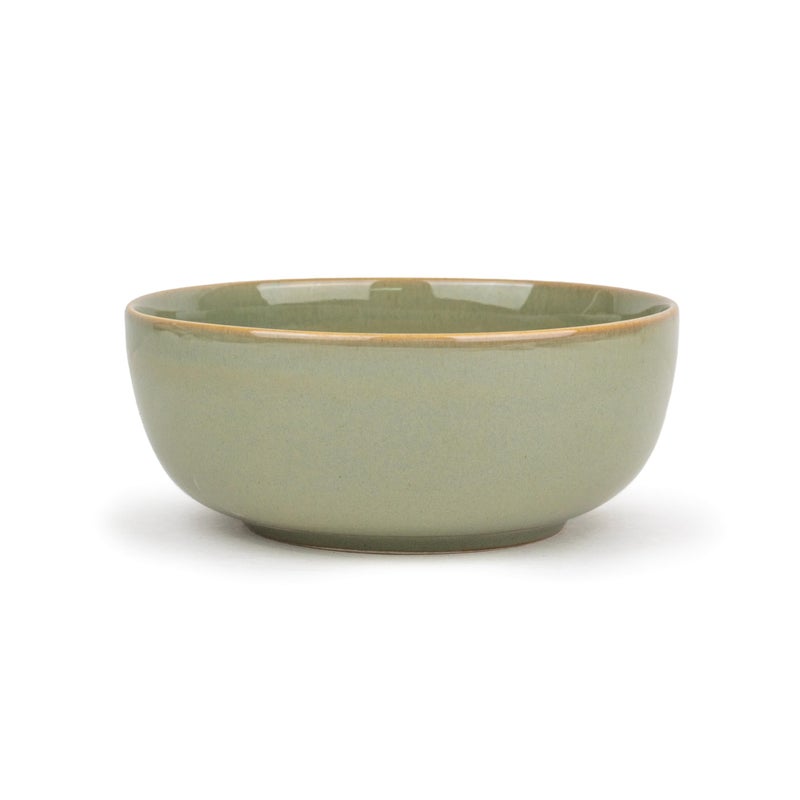 Shay Shay Ceramic Medium Bowl Set, 18Cm, 2 Pieces, Pista | Glossy Finish | Stoneware Ceramic Serving Bowls | Ceramic Bowl | Pasta Serving Plate (Medium Bowl Set Of 2 - Pista), ?1000 Ml - Image 4