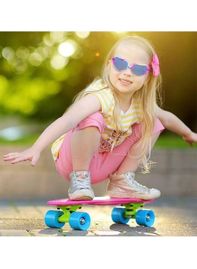Aurlar Cute Girls’ Heart Sunglasses with Hard Shell Case – UV400 Protection, Lightweight & Stylish for Ages 3–8, Perfect for Summer, Outdoor Fun & Gifting - Image 5