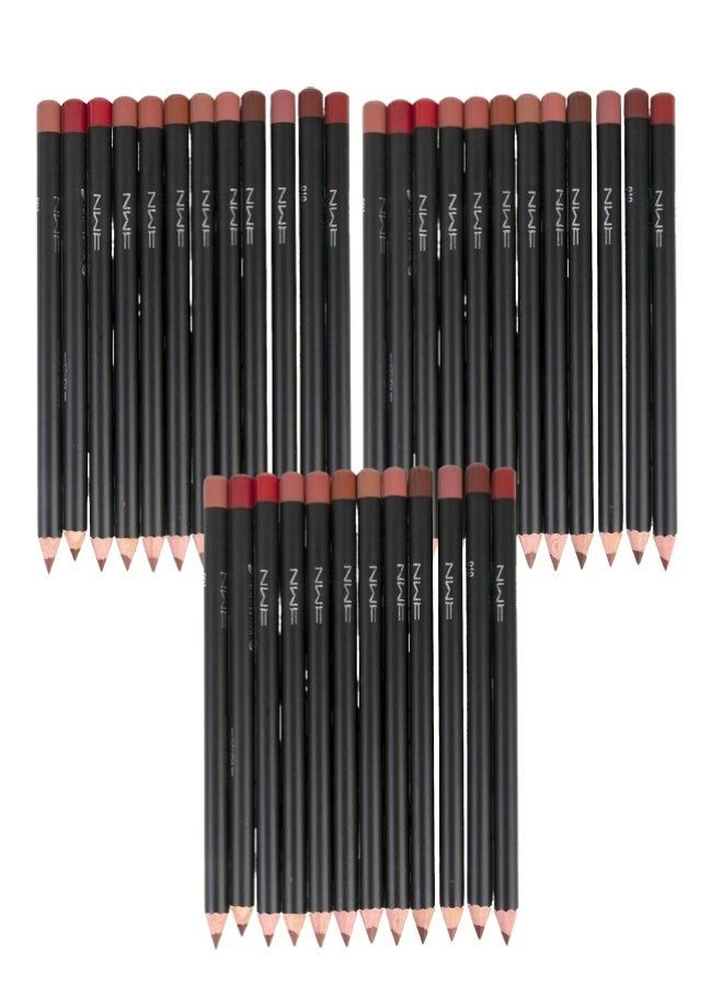 إن دابليو كيه 3 مجموعه من محددات الشفاه متعددة الألوان 12 قطعة - Image 1