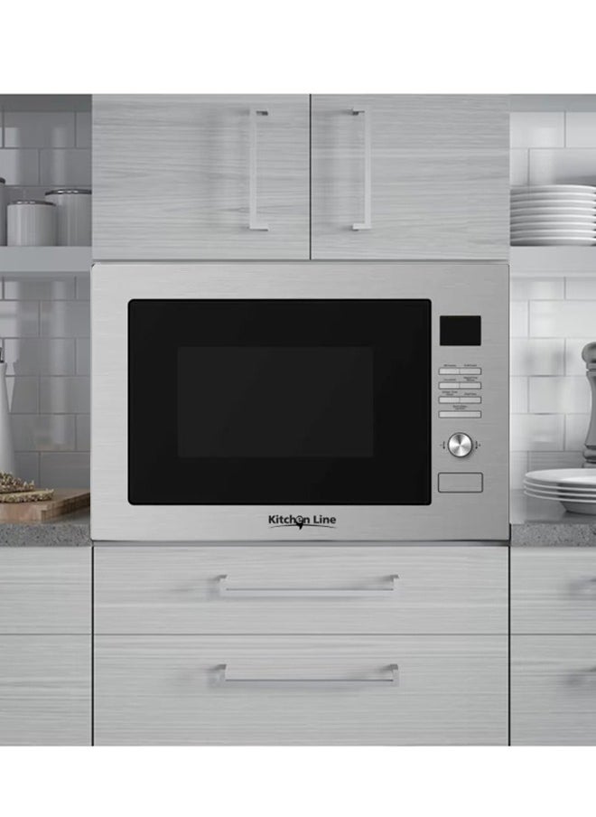 kitchen Line Built-in Microwave 34L - 1000W - Gray - KL34DCSS  - Image 4