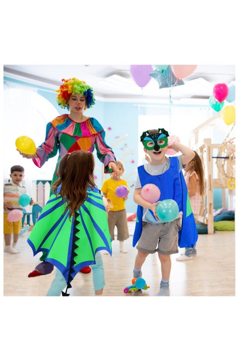 Dinosaur Cape for Kids, Dinosaur Wings Costume, with Dinosaur Mask, Kids Dragon Cape, for Kids Dress Up for Boys Cosplay, Themed Party and Fancy Dress, for 4-9 Years  - Image 2