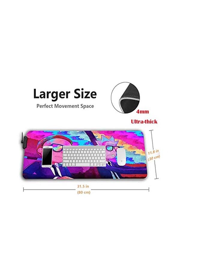 Wish - Professional Gaming Mouse Pad, Custom Design Stitched Edges Waterproof Non-Slip Rubber Base Mousepad Great for Laptop, Computer & PC(90x40 rkmojingA9) - Image 1