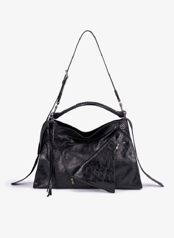 GT GROTTO Lapel bag large capacity simple commuter handbag shoulder messenger bag - Image 3