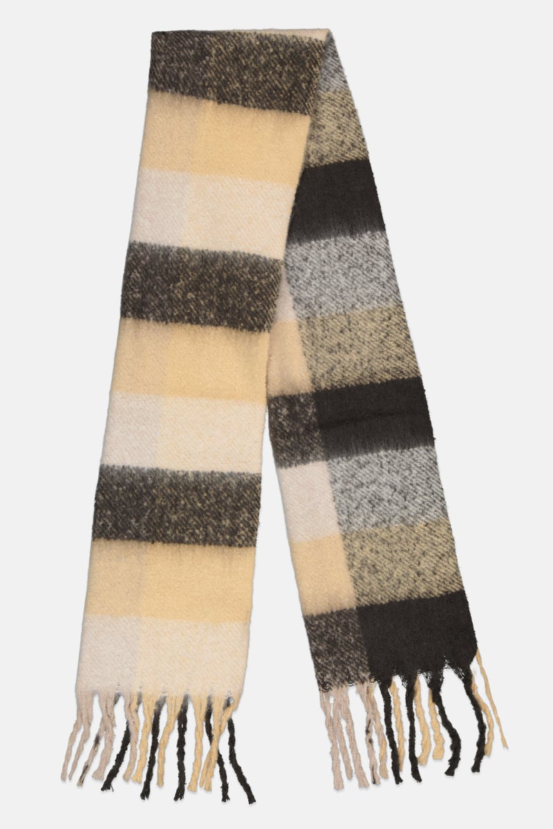 London Fog Women Textured Scarf 190 x 74 cm, Multicolor - Image 1