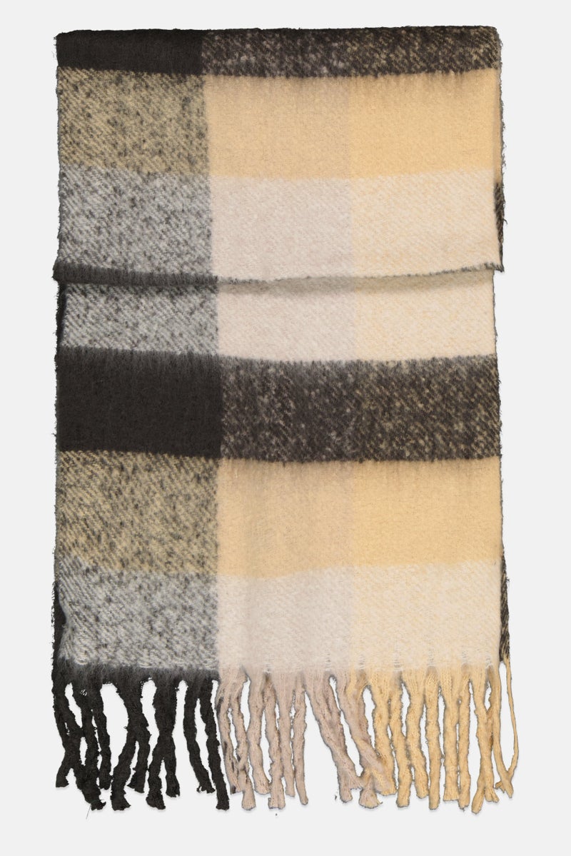 London Fog Women Textured Scarf 190 x 74 cm, Multicolor - Image 2