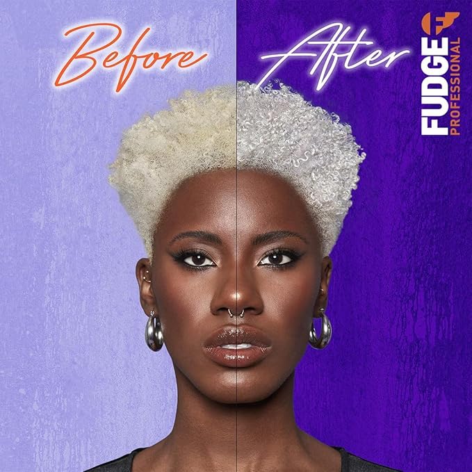 Fudge Professional Clean Blonde Damage Rewind Conditioner Bulk Size Intense Purple Toning for Blonde Hair Bond Repair Technology Sulfate Free 1 Litre - Image 4