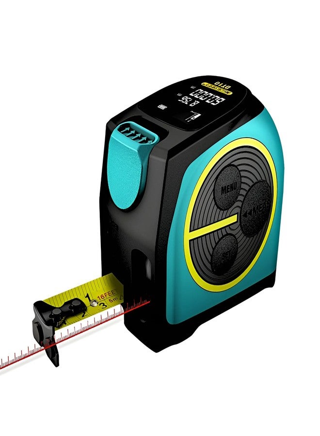 ianul DT10 2-in-1 Laser Tape Measure, 131ft Laser Distance Meter, 16ft Digital Tape Measure, Area Volume Measuring Pythagorean Mode, Waterproof and Rechargeable - Image 1