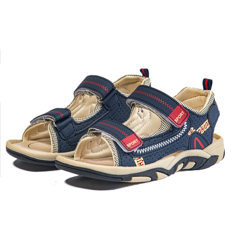 Children'S Sandals, Summer Boys' Beach Shoes, Medium And Large Children'S Sandals, Non-Slip Girls' Sandals, Fashionable Student Shoes - Image 5