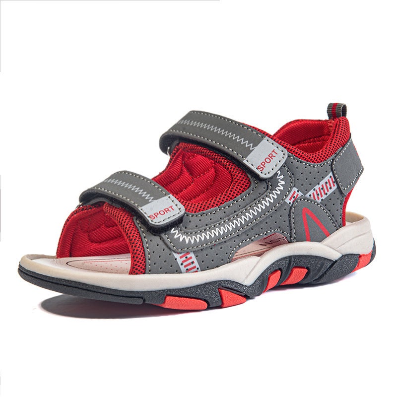 Children'S Sandals, Summer Boys' Beach Shoes, Medium And Large Children'S Sandals, Non-Slip Girls' Sandals, Fashionable Student Shoes - Image 4