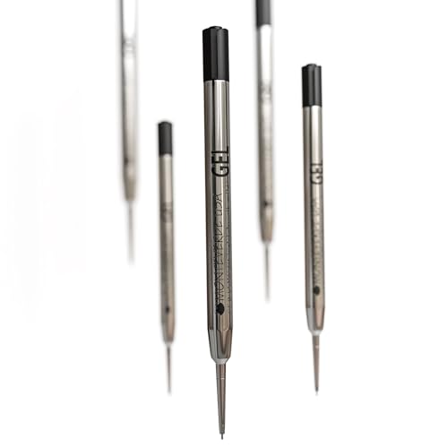 Monteverde Capless Gel Refills to Fit Parker-Style Ballpoint Pens, 0.5mm Extra Fine Needle Point, Black, 2-Pack, Smooth Writing Technology for Parker, Conklin, Schmidt, and More - Image 5