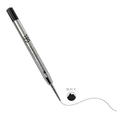 Monteverde Capless Gel Refills to Fit Parker-Style Ballpoint Pens, 0.5mm Extra Fine Needle Point, Black, 2-Pack, Smooth Writing Technology for Parker, Conklin, Schmidt, and More - Image 4