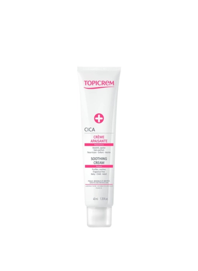 Topicrem Cica+ Soothing Cream 40ml - Image 1