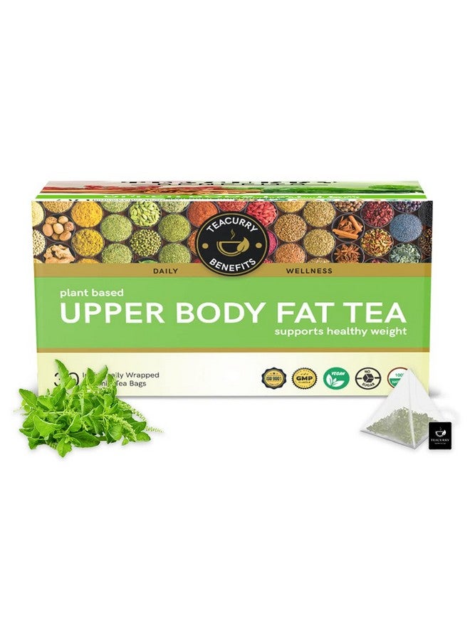 TEACURRY TEACURRY Upper Body Fat Tea, 30 Tea Bags (1 Month Pack, 30 Tea Bags)-Helps Lose Weight Around Chest, Shoulders, Neck And Arms Fat-Bags - Image 1