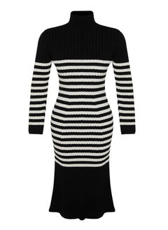 Black Maxi Knitwear Striped Dress TWOAW24EL00091 - pzsku/Z7EE538A3965560360219Z/45/_/1730941101/a6c84626-27f7-4c24-9fc9-334b4478f1b4