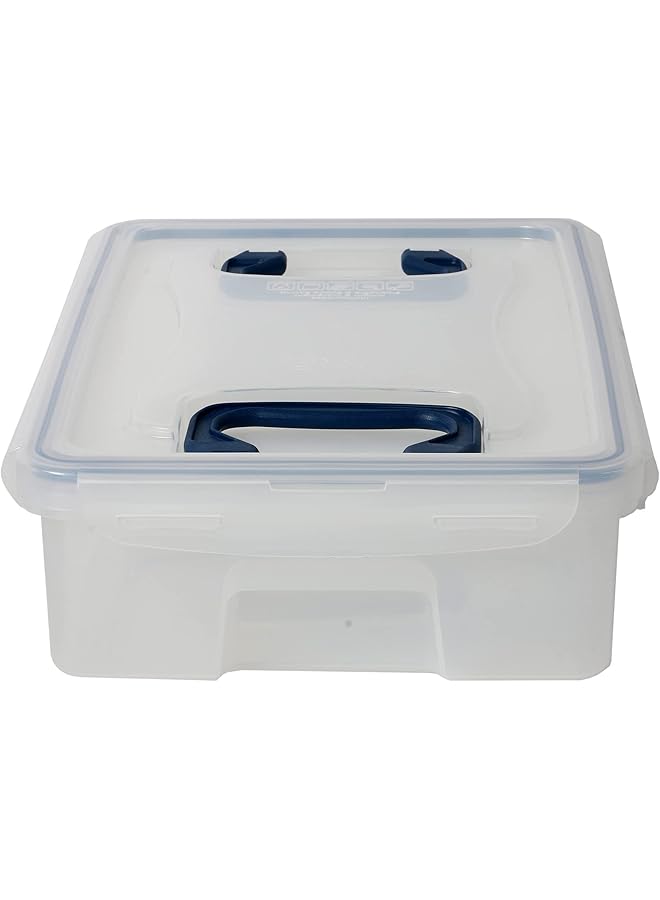 لوك اند لوك حاوية تخزين متعددة الاستخدامات من كلاسيكس مع غطاء قفل مانع للتسرب ومقابض، سعة 10 لترات - Image 3