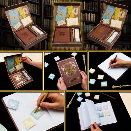 Harry Potter Stationary Set for Kids Teens Adults with Wand Pens Notebook Stickers Sticky Notes School Supplies Journaling Writing Gifts for Kids - Image 4