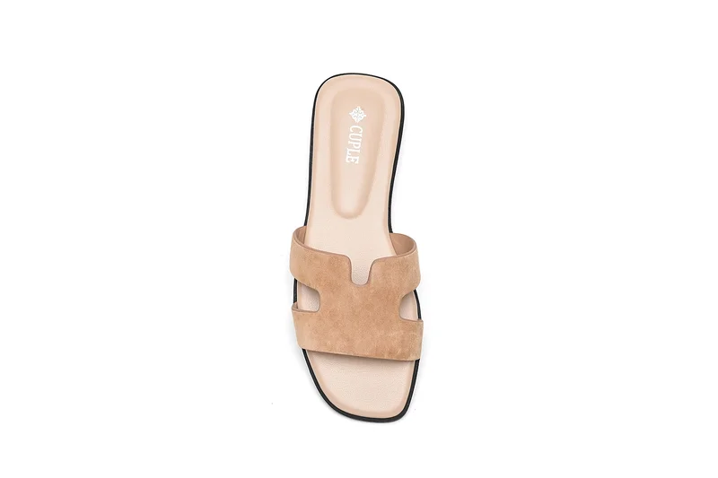 Cuple Ladies Slip-on Sandals