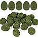 Arrowbash 24 Pcs Faux Moss Easter Eggs Artificial Moss Green Eggs Bulk DIY Crafts Green Balls Foam Easter Basket Suffer for Hunt Prizes Gifts Party Decoration - Image 2