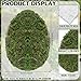 Arrowbash 24 Pcs Faux Moss Easter Eggs Artificial Moss Green Eggs Bulk DIY Crafts Green Balls Foam Easter Basket Suffer for Hunt Prizes Gifts Party Decoration - Image 4