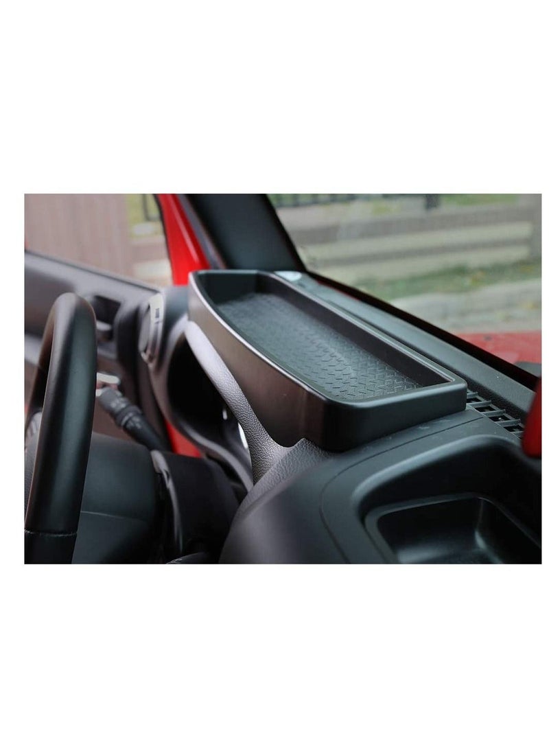 Y&D Center Console Insert Organizer Storage Tray for 2011-2018 Jeep Wrangler JK JKU, Pilot Box Secondary Storage, Black - Image 3